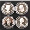 Image 8 : 2001-2004 A Lot of 2 sets of 50 Cents in .925 Proof 4.70 oz. Silver in Boxes w/COA