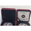 Image 2 : 2011-2012 A Lot of 5 x $1.00 Proof Silver Dollar .9999 4.24 oz. AG w/COA, Box and Sleave