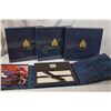Image 1 : 1998 125th Anniversary of the RCMP A Lot of 4 Maple Leaf w/Privy Mark .9999 3.0oz.