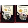 Image 8 : 2014-2015 A Lot of 8 x $10.00 of Mixed Themes .9999 4.08 AG w/COA, Box and Sleave