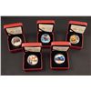 Image 1 : 2017 A Complete Set of $10.00 Iconic Canada .9999 2.55 oz. AG w/Coa, Box and Sleave