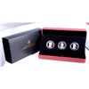 Image 1 : 2011 Continuity of the Crown Set A 3 Coin Set .925 AG 2.25 oz .in Wood Box