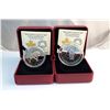 Image 1 : 2014-2015 Prehistoric Animals 2 x $20.00 .9999 2.0 oz.AG Individual Case w/COA and Box