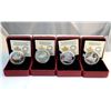 Image 1 : 2015 Canadian Home Front Series 4 x $20.00 .9999 4.04 oz. Individual Case w/COA & Box