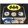 Image 1 : 2016 DC Comics Originals Series w/3 $20.00 .9999 3.06 oz. in Batman Emblem Box
