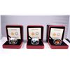 Image 1 : 2017 Under Sea 3 x $20.00 .9999 3.03 oz. AG Individual Case w/COA and Box