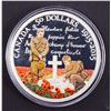 Image 1 : 2015 $50.00 Five Oz. Flanders Fields .9999 w/ COA