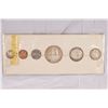 Image 1 : CANADA 1958 Proof Like Set 1 Cent - $1.00 in Original white Cardboard Sleave