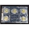 Image 2 : CANADA 2014. Lot of 1 PL Set w/ COA & Loonie and Twoonies 5 Coin Packs
