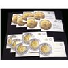 Image 1 : CANADA 2016. Lot of 12 PL Sets of Lucky Loonie & $2.00 Battle of the Atlantic