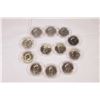 Image 2 : 1988-1999 A 12 Piece Lot of .9999 Maple Leaf in Capsules