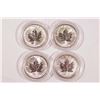 Image 2 : 1998-2009 A 12 Piece Lot of .9999 Maple leaf w/Privy Marks in Capsules