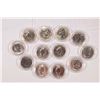 Image 2 : 1999-2010 A 12 Piece Lot of .9999 Maple Leaf in Capsules