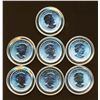 Image 2 : 2011-2013 Cdn.Wildlife Bullion 7 x $5.00 .9999 7.0 oz. in Capsules