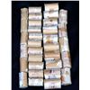 Image 1 : 1968-2002 A Lot of 32 Rolls of Circulated Nickel Dollars and Halfs FV $512.50