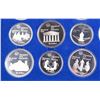 Image 4 : 1976 Montreal Olympic Games 28 Coin Set in Proof 30.31 oz.of .925 ßilver in Brown Box.