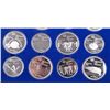 Image 6 : 1976 Montreal Olympic Games 28 Coin Set in Proof 30.31 oz.of .925 ßilver in Brown Box.