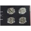 Image 2 : 1999-2005 A Lot of 4 Sets w/ .925 Silver 3.42 oz. in Original Boxes