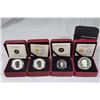 Image 2 : 2012-2016 A Lot of 4 Coins of Super Designs .9999 2.02 tr.oz. w/COA and Box