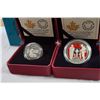 Image 2 : 2012-2016 A Lot of 3 Coins Military Themes 2.00 tr.oz, Silver Each w/COA, Box andd Sleave.