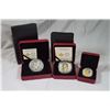 Image 1 : 2016-2018 A Lot of 3 Coins of Limited Editions .9999 5.01 tr.oz. w/ Box