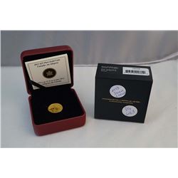 2013 Miss Canada: An Allegory $25.00 Gold .9999 0.25 oz. w/COA, Box & Sleave