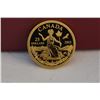 Image 2 : 2013 Miss Canada: An Allegory $25.00 Gold .9999 0.25 oz. w/COA, Box & Sleave