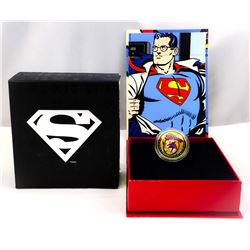 2013 75th. Anniversary of Superman $75 14kt gold in Custom case w/COA and Sleave