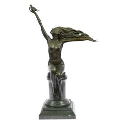 Free Bird, Bird Girl Bronze Sculpture