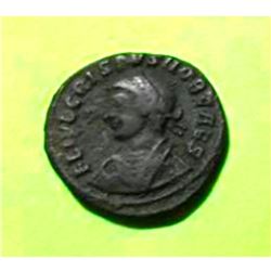 Ancient AE Coin, Crispus ( 317-326 AD ) Alexandria, Alexander The Great