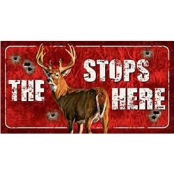 The Buck Stops Here Metal Pub Bar Sign