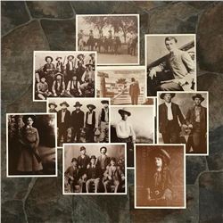 Group of Wild West Cowboys & Bandits Sepia Tone Photos