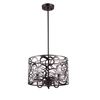 Image 1 : Modern Rubbed Bronze Inverted Pendant Light