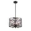 Image 2 : Modern Rubbed Bronze Inverted Pendant Light