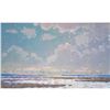Image 1 : Ukranian Artist Modern Impressionism Oil Painting, Summer Landscape Clouds