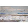 Image 3 : Ukranian Artist Modern Impressionism Oil Painting, Summer Landscape Clouds