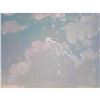 Image 4 : Ukranian Artist Modern Impressionism Oil Painting, Summer Landscape Clouds