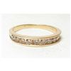 Image 1 : Estate Cognac Diamond & 10kt Gold Band