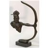 Image 1 : Native American Indian Archer Modern Bronze Sculpture