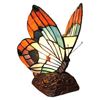 Image 1 : Stained Glass Butterfly Accent Lamp