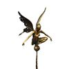 Image 2 : Art Nouveau Style Signed Original Butterfly Fairy Bronze Sculpture