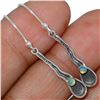Image 1 : Ethiopian Opals & Sterling Silver Raindrop Earrings