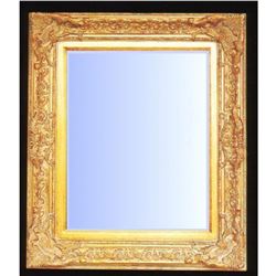 Ornate Gold Gilt Beveled Mirror