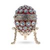 Image 2 : Russian Round Crystals Trinket Jewel Box Egg