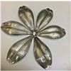 Image 1 : Set of Vintage Silvered Bronze Leaf Form Nesting Trays