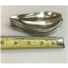 Image 6 : Set of Vintage Silvered Bronze Leaf Form Nesting Trays