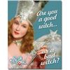 Image 1 : Wizard of Oz, Good or Bad Witch Decorative Metal Sign