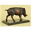 Image 3 : Wild Boar Pig Bronze Sculpture