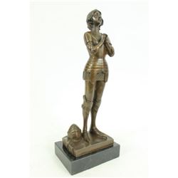 After Laugier, Joan of Arc Knight Sculpture