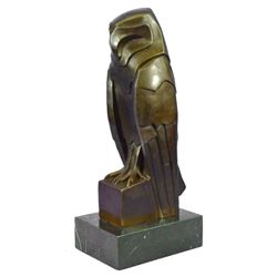 After Dali, Abstract Bird or Prey Bronze Sculpture